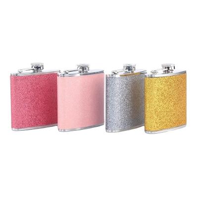 China New Design Special Laser Welding Alcohol Flash Stainless Steel Hip Sanding Special Modern Colorful Flask for sale