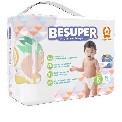 China Besuper Baby Diaper Baby Diaper Turkey Free Sample Printed Baby Diaper for sale