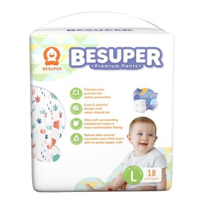 China Besuper Baby Diaper Manufacturing Turkey Diaper Printed Diapers for sale