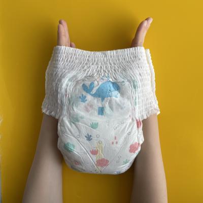 China Besuper Printed Diaper Skirt Training Diaper In Korea Raw Material Disposable Diaper for sale