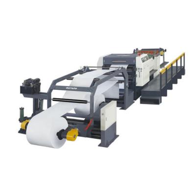 China ZX-D mill paper roll to cover cross cutting slit machine/roll to sheet slitter/sheet cutter machine for sale