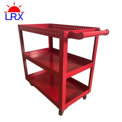 China Durable Workshop Garage Metal Tool Cabinets Metal Storage Furniture / Tool Carts Tool Carts with Handles and Wheels for sale