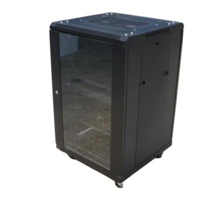 China Cold Rolled Steel Standing Switch With Front And Back Doors Waterproof Network Cabinet for sale