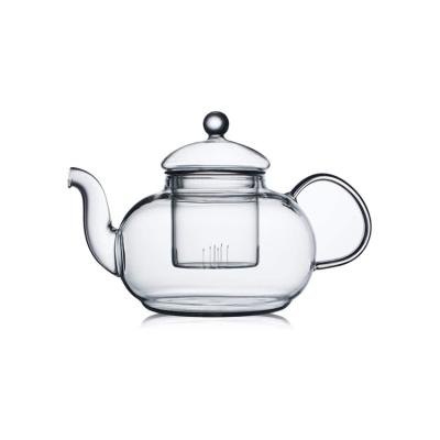 China Wholesale Glass Teapots Glass Teapot Clean Clear Hot Fashionable Contemporary Glass Tall Glass Teapots for sale