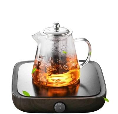 China Contemporary Glass Teapot With Strainer Fashionable Low Price Hot Wholesale Clear Portable Glass Teapot for sale