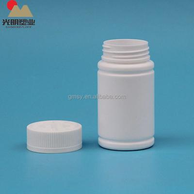 China Medicine 100cc Pill HDPE Plastic Medicine Bottle With Lid And Seal Child Safe for sale