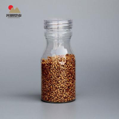 China Wholesale Medicine Round Shape Plastic Empty Custom PET Sugar Bottle for sale