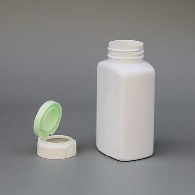 China PET Food Plastic Pharmaceutical Medical Food Seal Square Medicine Bottle for sale