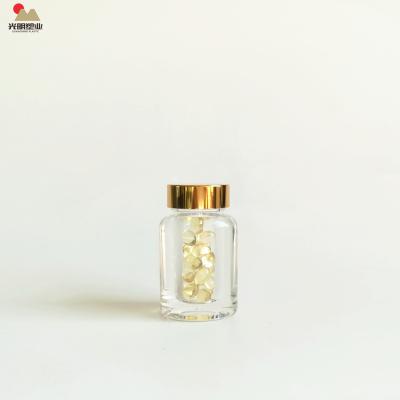 China Hot Sale Food Discount 20ml Transparent Acrylic Fish Oil Plastic Bottle for sale