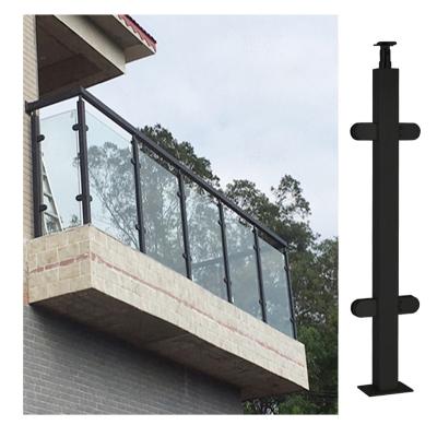 China Modern Cheap Modern Balcony Black Stainless Steel Outdoor Railing Design For Outdoor Balcony for sale