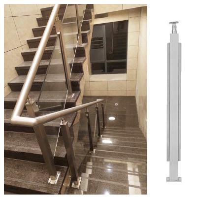 China Modern Indoor Channel Stair Railing Stainless Steel U Profile Stair Railing Outdoor Handrail Railing for sale