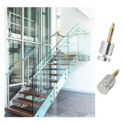 China Modern Glass Balustrade Factory Direct Point Supported Flange System Panel Glass Bracket for Staircase for sale