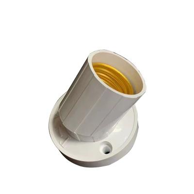 China E27 F221 100W E27 4A Small Plastic Lamp Bases /Right Oblique ABS Night Lamp Holders for sale