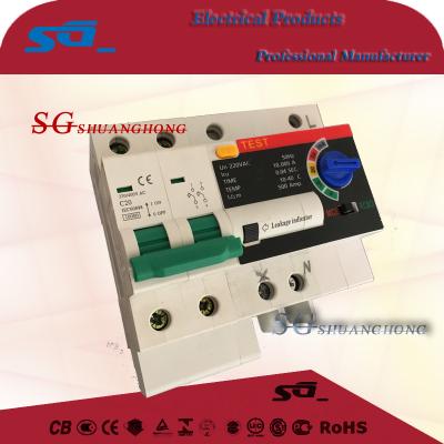 China RCBO 10000 ADJUSTABLE MAIN BREAKER CONSUMER RCBO AUTO CUT OFF UNIT for sale