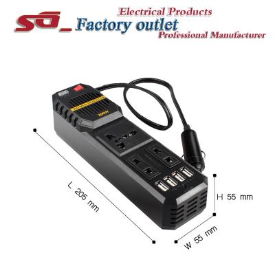 China 200W 12V 220V car/van car power inverter with usb dc four to ac car inverter power inverter for sale