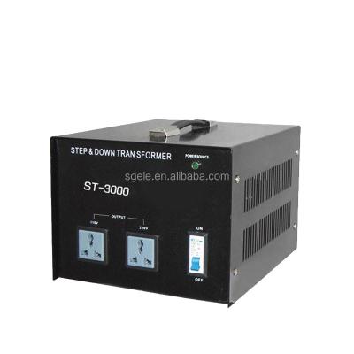 China Current hot sale ST-5000VA step up and down transformer voltage converters 110v to 220v for sale