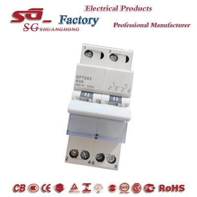 China Small In Size 240/415V 63A80A100amp 1,2,3,4P Changeover Breaker for sale