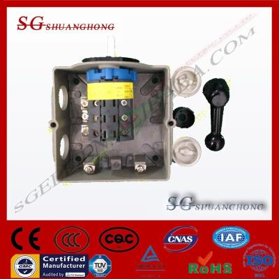 China ON-OFF GZ Cam Starter Switch Cam Operated Rotary Cam ON-OFF Control Box for sale