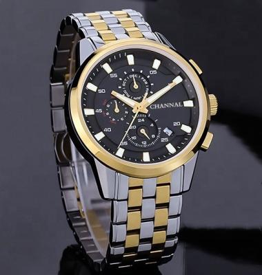 China High Quality Automatic Date Automatic Fashion Luxury Gold Plated Stainless Steel Mens Mechanical Wrist Watch for sale