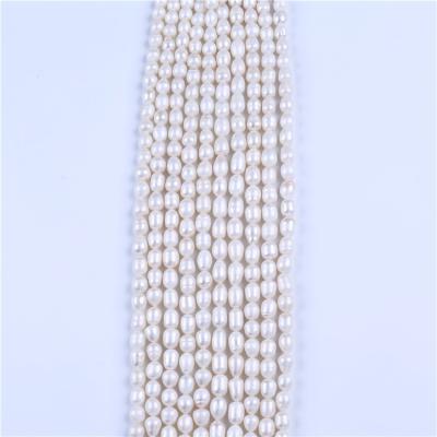 China Wholesale 8-9mm Natural Freshwater Pearl Rice Shape Freshwater Pearl Strands For Factory Price for sale