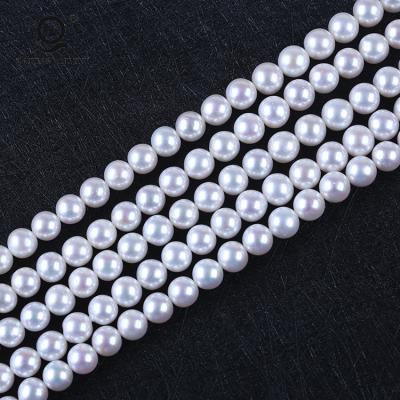 China Wholesale Loose Natural South White Sea Akoya Pearls Strand From Chinese AAAAA 8-9mm Saltwater Pearl for sale