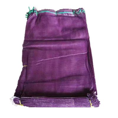 China High Capacity 10kg-100kg Recyclable Wholesale PE Vegetable Onion Potato Garlic Mesh Bag Eco-friendly Woven Net Bags for sale