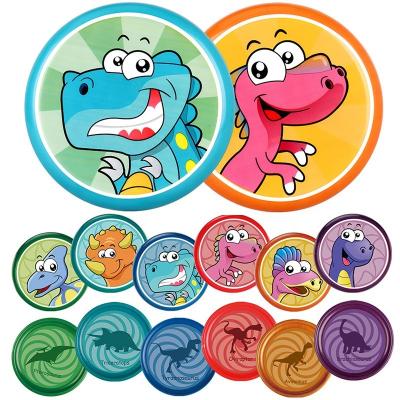 China Outdoor Toy Hot Selling Toy Parent-Child Interaction Colorful Sports Hand Throw Mini Disc Flying Saucer Game With Soft PU Material for sale