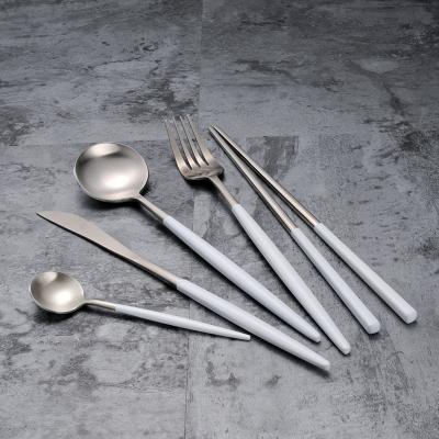 China Wholesale Discount Party Tableware Luxury Matte Polish Flatware For Quantity Purchases On Sale for sale