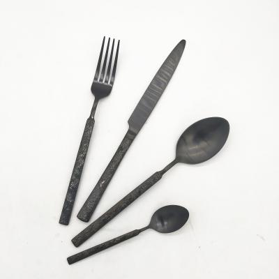 China Sustainable Wedding Reusable Elegant Cutlery Set Stainless Steel for sale