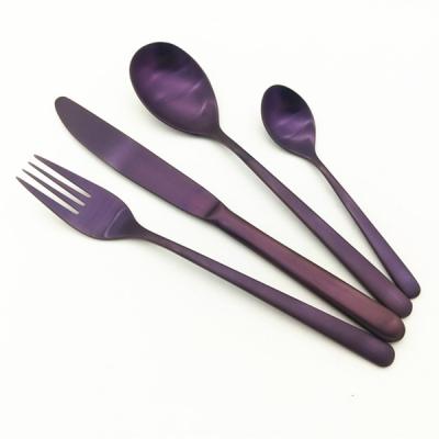 China Durable Purple Coating Cutlery Color Stainless Steel for sale