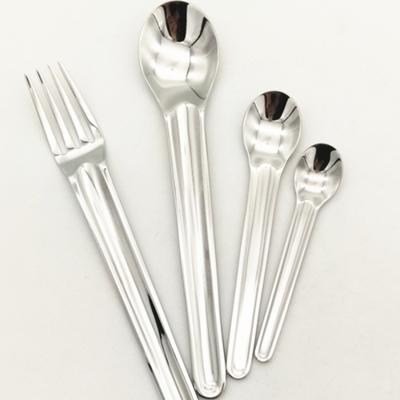 China Sustainable Airline 3pcs And 4pcs Flatware Set Stainless Steel Spoon And Fork for sale