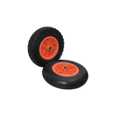 China Factory Direct Sale Pneumatic Customizable Standard Solid Wheels 16 Inch PU 4.00-8 Foam Rubber Wheel for sale