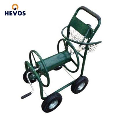 China Anti Abrasion Heavy Duty Yard Garden Water Hose Reel Planting Cart With On Wheels for sale