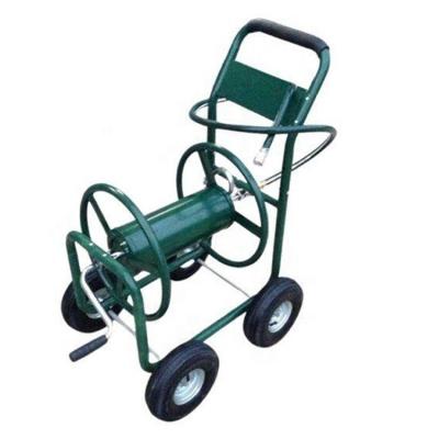 China Adjustable Hose Reel Planting Yard Garden Cart Mobile Watering Plant Cart Water Hoses Reel Cart for sale