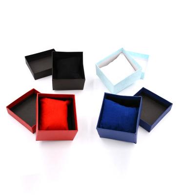 China Durable Recyclable Presentation Gift Box Case For Simple Gift Bracelet Bangle Jewelry Wrist Watch Box Paper Cardboard Packaging Box for sale