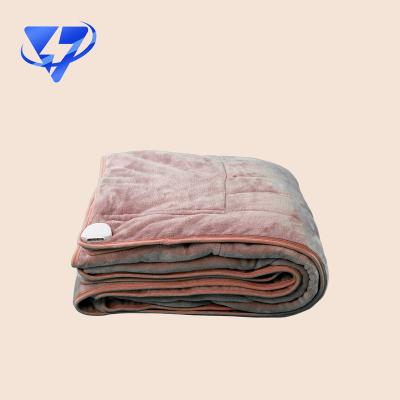 China Quick Office Home Blanket PORTABLE Super Soft Plush Fleece Usb Heating Blanket Winter Hungry Bed In Electric Blanket for sale