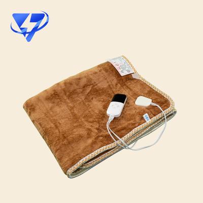 China Dongguan Home Ministry Blanket PORTABLE Fast Heated Use Electric Machine Washable Soft Comfortable Warm Blanket for sale