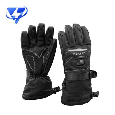 China Wholesale custom made winter savior winter sports motorcycle Usb glove outdoor cycling electric heating for sale