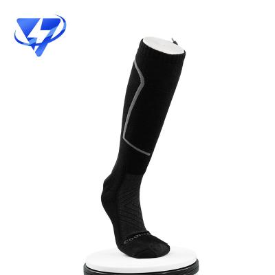 China Sports Washable Rechargeable Electric Thermal Socks Self-Heating Rechargeable Heated Socks With App for sale