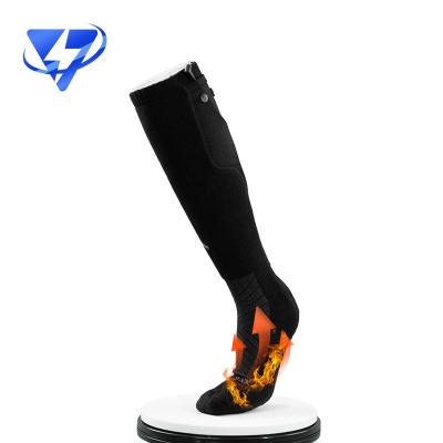 China 4200 Mah Electric Rechargeable Heated Socks Sports Authentic Electric Heated Socks For Men Women for sale