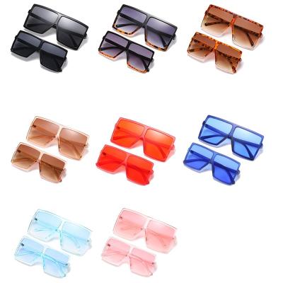 China Fashion Sunglasses 2022 PCs 1Set 2 Matching Kids Square UV Mommy and Me Girls Sunglass Women Shades Mother and Daughter Sunglasses for sale