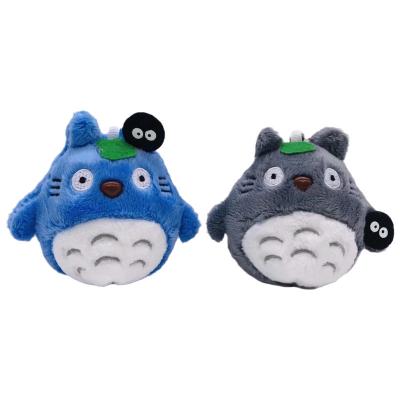 China Waterproof Cute Japanese Totoro Down Jacket Tree Leaves Cloth Bag Fruit Black And White Carbon Doll Plush Toy Doll Pendant for sale