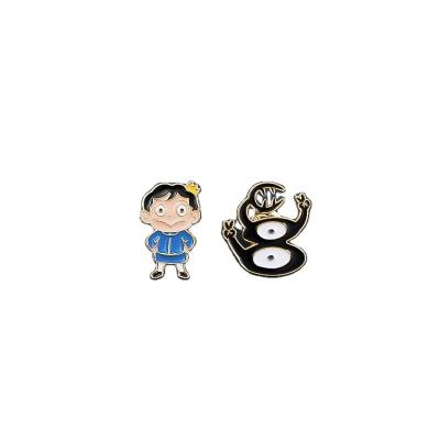 China Cartoon Nickel Free Anime King Brooch Boogie Chuck Metal Badge Rank Clothes With Jewelry Satchel Do Not Pin Tide for sale