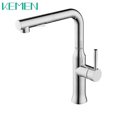 China Pull Out Spray High End Easy Pull Out Hose For Kitchen Faucet Dual Function Sprayer 304 Stainless Steel Pull Out Kitchen Faucet for sale