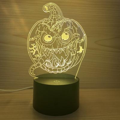 China Zero Horse 3D Night Light For Kids 3 Patterns And 16 Colors Change Night Lights for sale