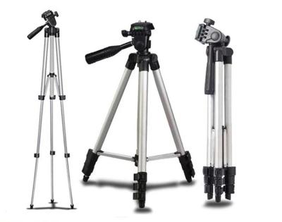 China Digital Camera Tripod Stand Live Broadcast Folding Aluminum Alloy Phone Tripod for sale