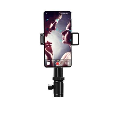 China Automatic face tracking. photography 360 object auto selfie stick tracking cell phone holder gimbal stabilizer ring light, good idea for Live Streaming for sale