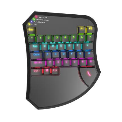 China For Game RK-GAME 16 Single Mechanical Gaming Keyboard Smart Hand Shooting With USB And Mouse for sale