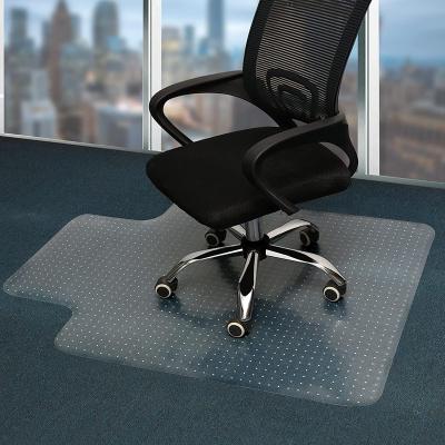 China Customized Non-slip Executive Chair Swivel Office Transparent Mat Under Chair for sale