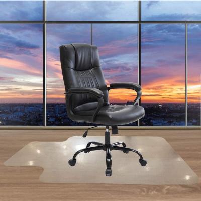 China Non Slip Scratch Resistant Clear PVC Office Floor Chair Transparent Textured Mats For Carpet for sale